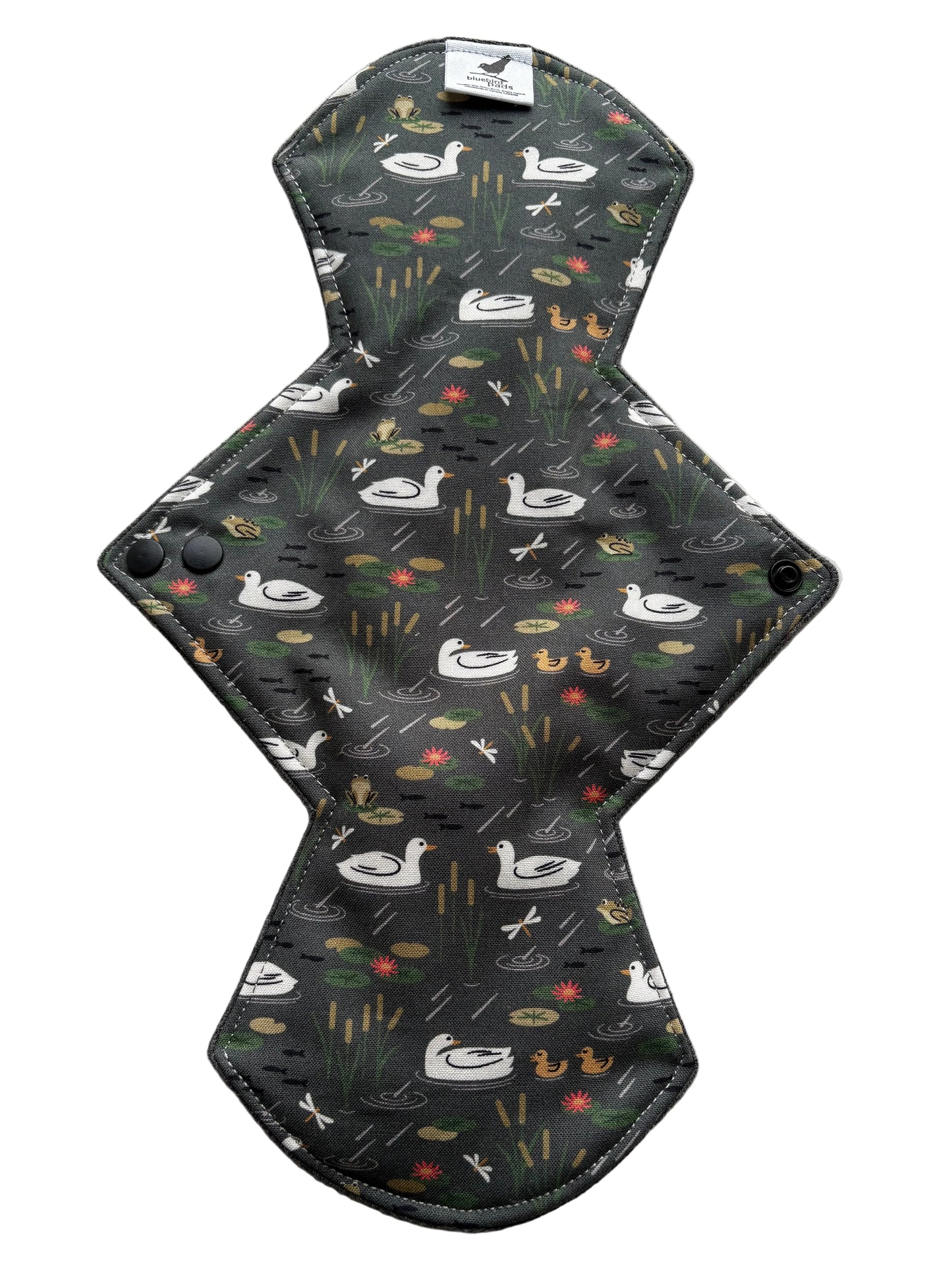 Reusable menstrual pad with duck pattern 