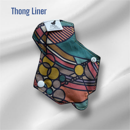 Thong Reusable Menstrual Panty Liner Pads