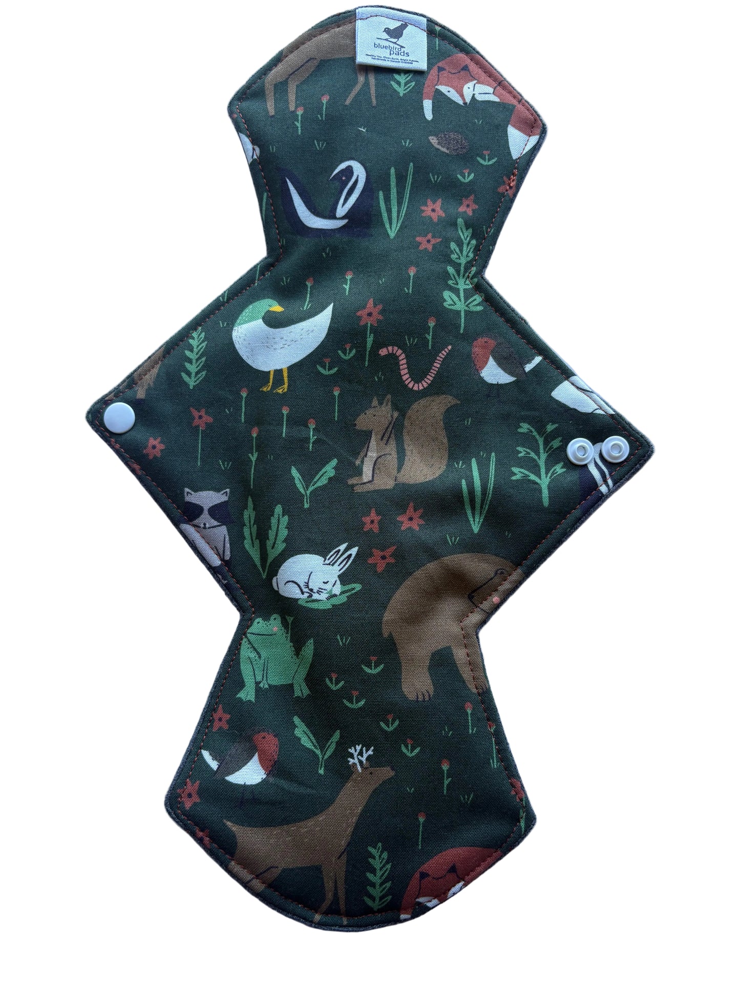 Organic Cotton Cloth Reusable menstrual pad with animal 